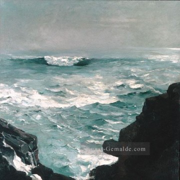 Kanone Felsen Realismus Marinemaler Winslow Homer Ölgemälde